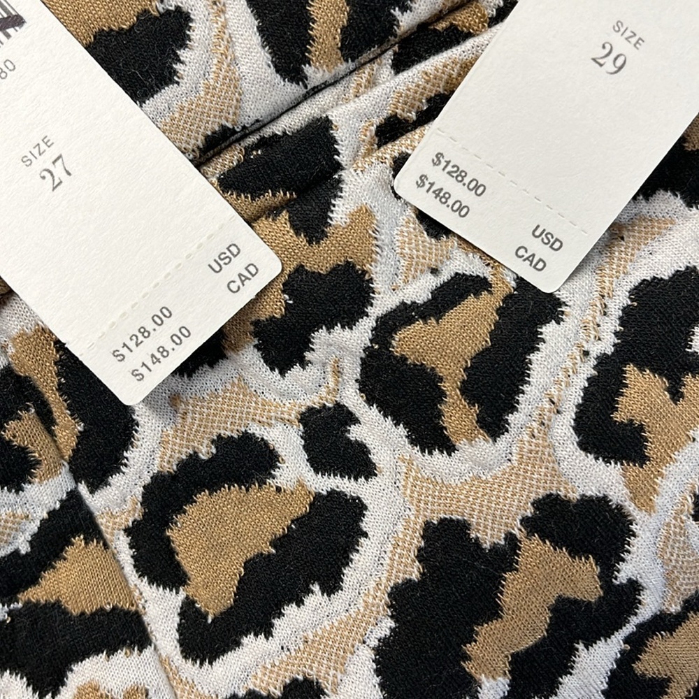 Anthropologie Maeve The Ettie Leopard Print Wide-Leg Pants New with Tags 29,27 - Picture 7 of 8
